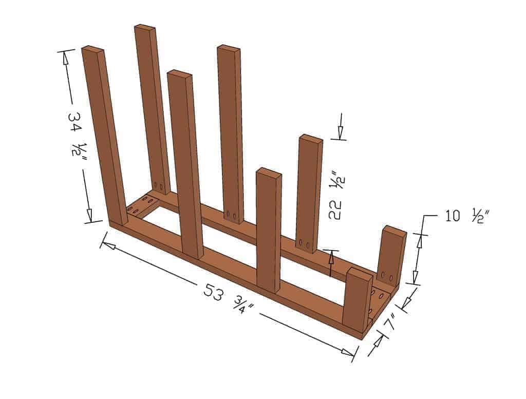 frame for steps