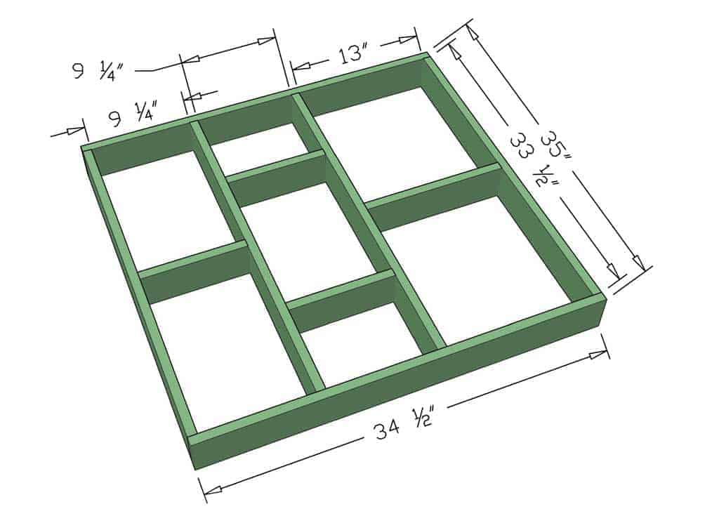 attaching shelf boards together of bunk bed