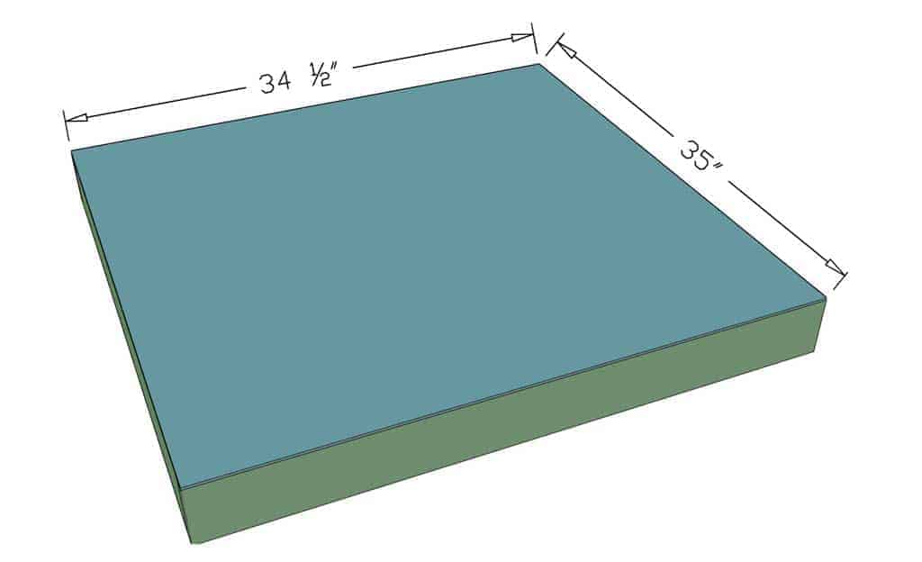 covering shelf boards with plywood