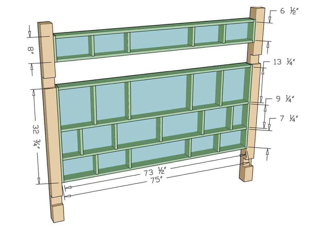 attaching shelf boards to the bunk bed