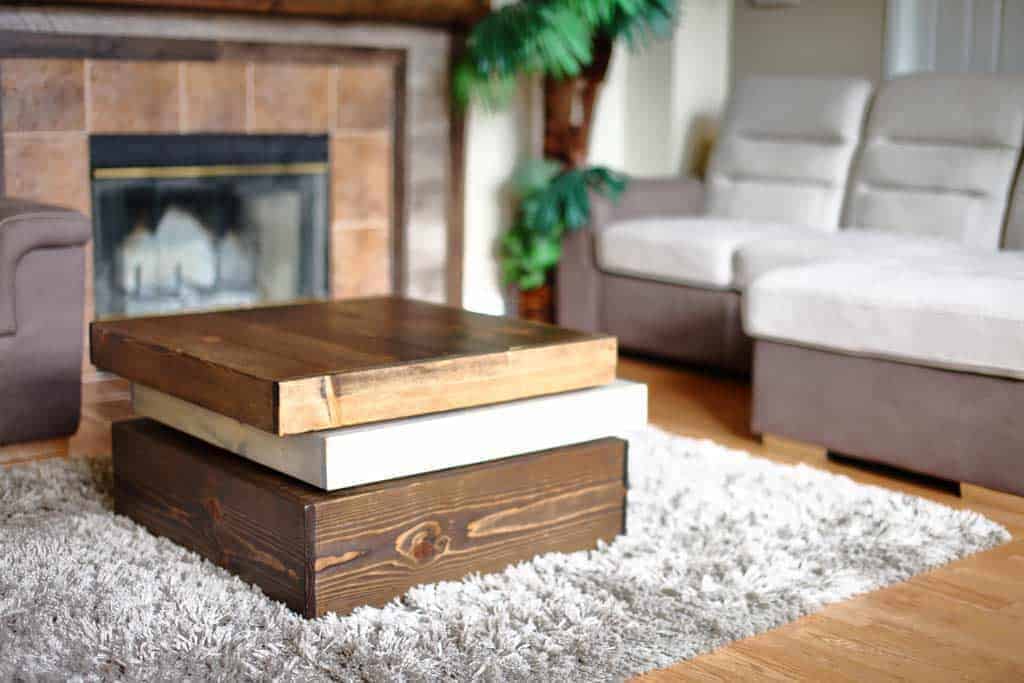 DIY Square Coffee Table