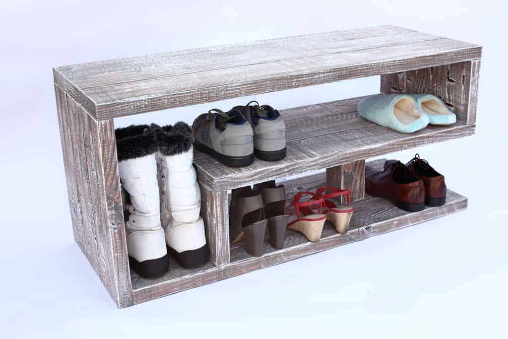 DIY Shoe Rack Bench