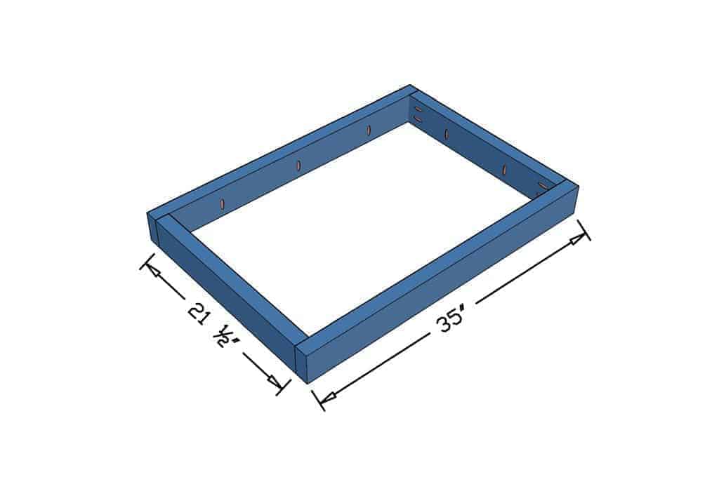 DIY Kids Table frame