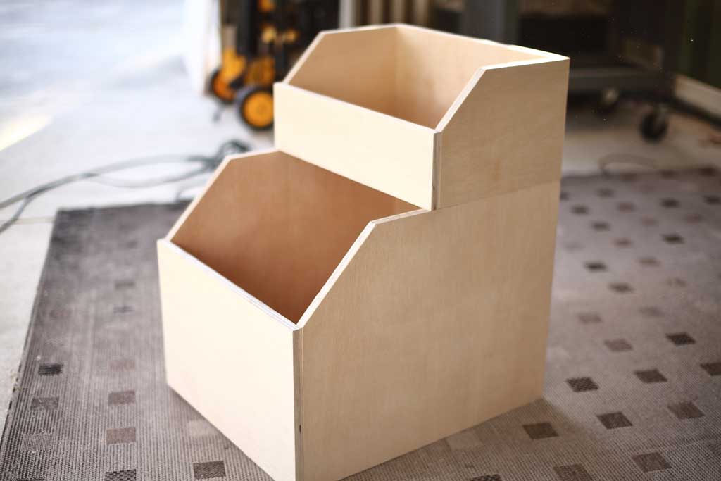 DIY Storage for Toys complete