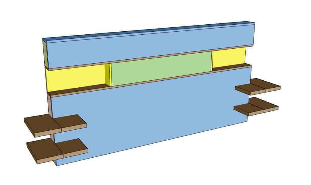 DIY Kign Size Headboard