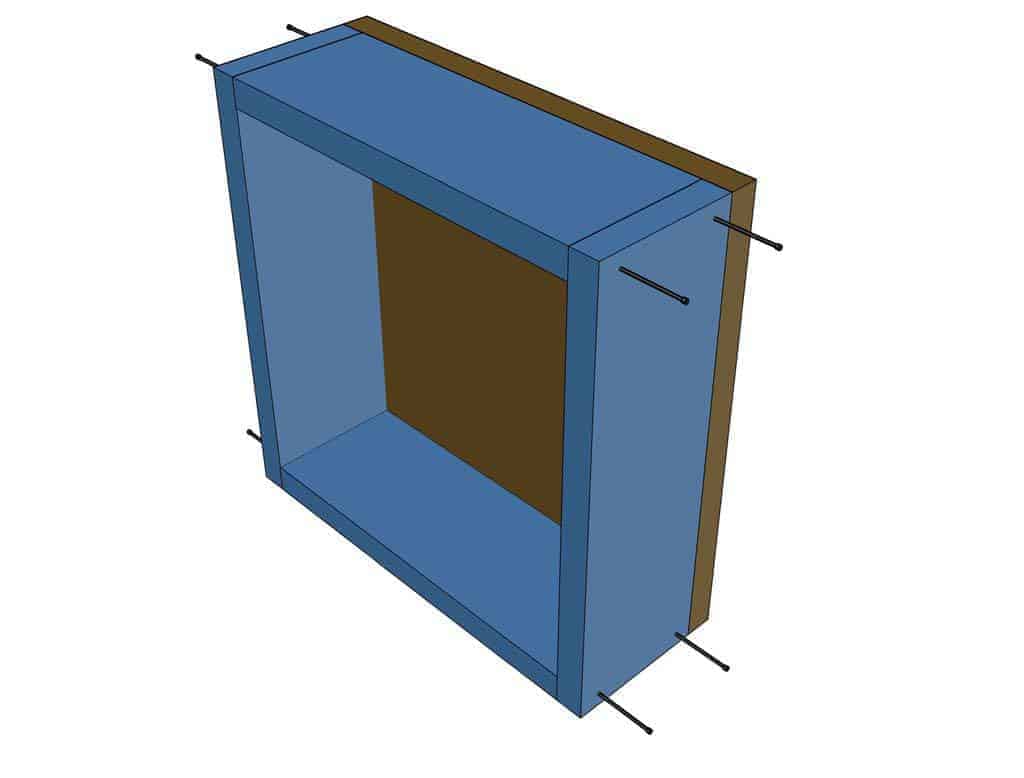 attach the sides of the DIY Pencil Box for Kids