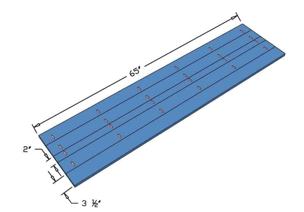 assemble the top for the DIY Corner Storage Bench