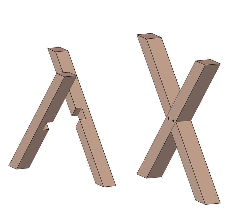 legs for the DIY Dining Table