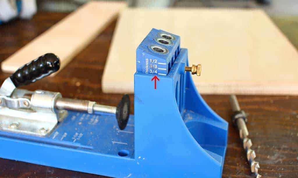 adjust placement of jig