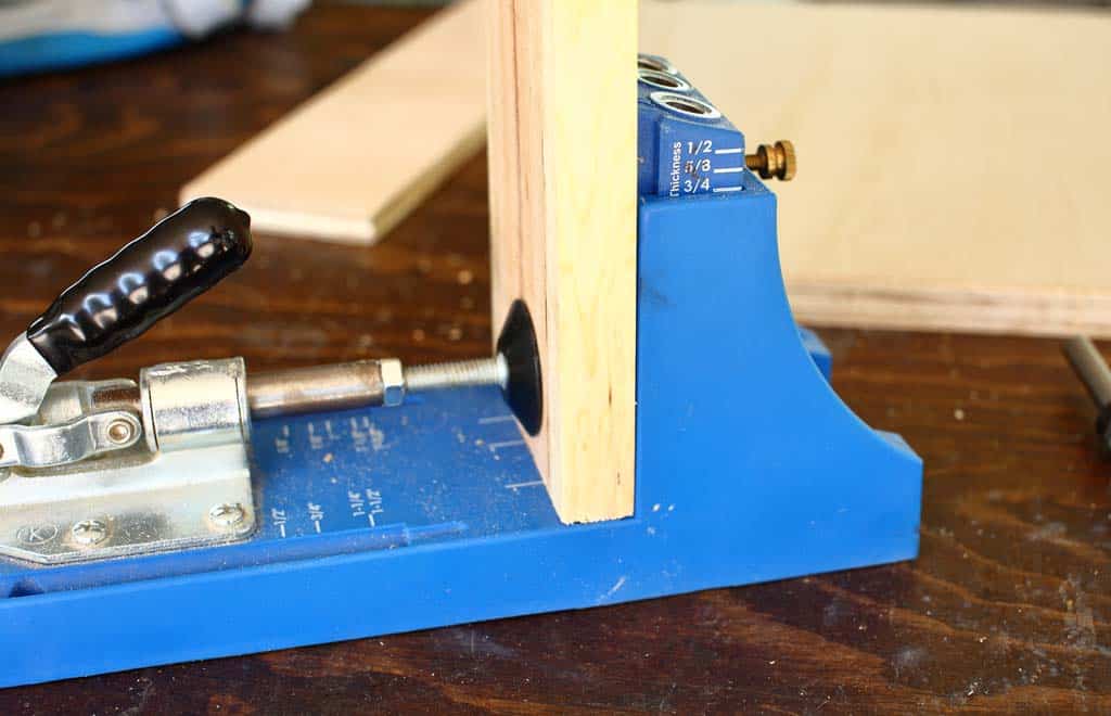 clamp wood in kreg jig