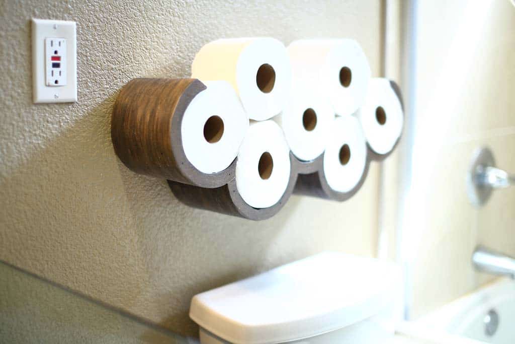 DIY Cloud Toilet Paper Storage