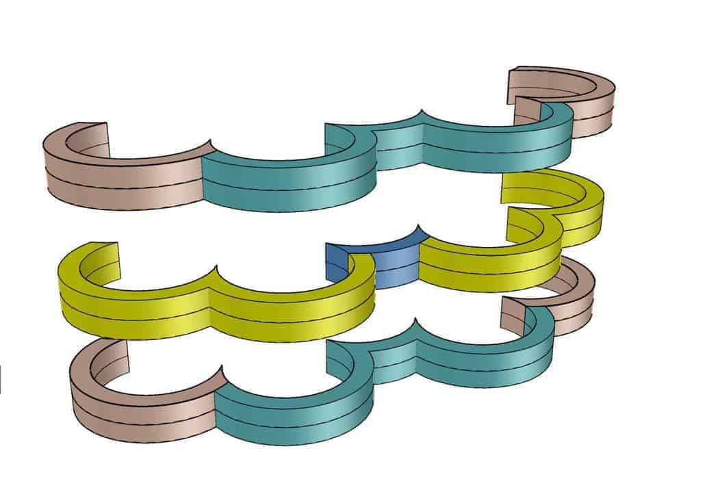 DIY Cloud Toilet Paper Storage layers