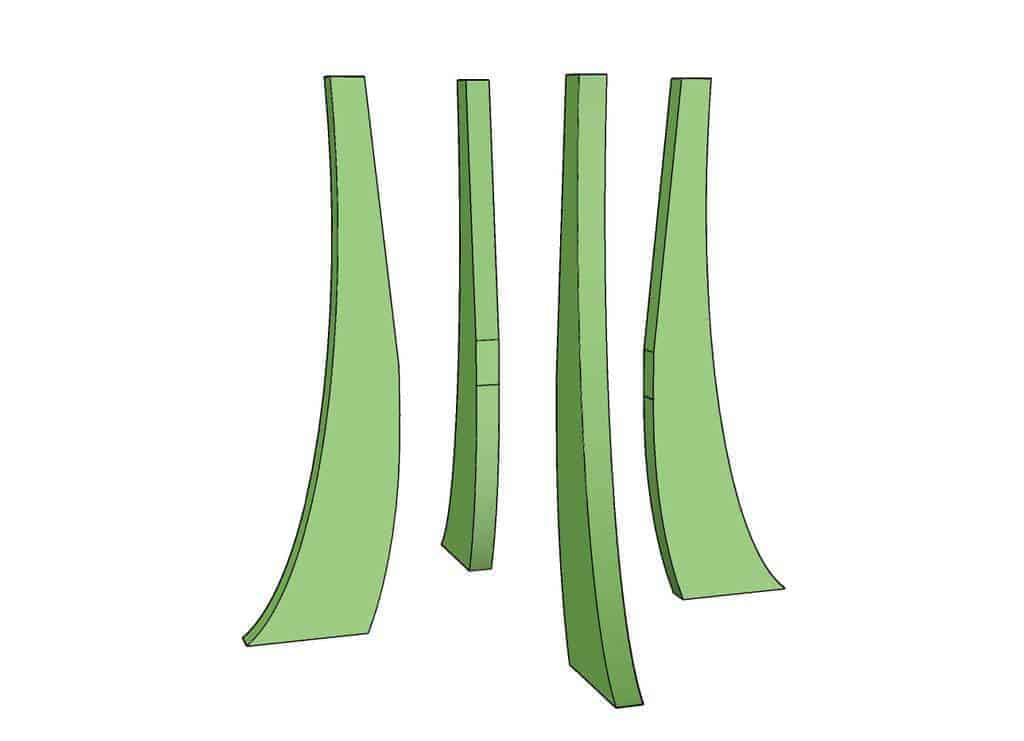 legs for DIY Indoor Plant Stand