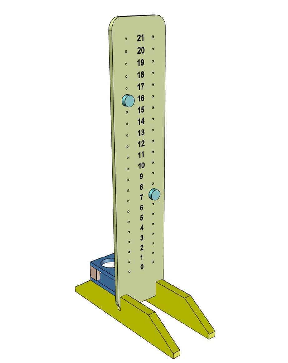 DIY Cornhole Scoreboard