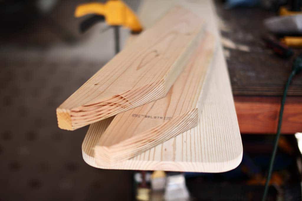 DIY Cornhole Scoreboard base boards