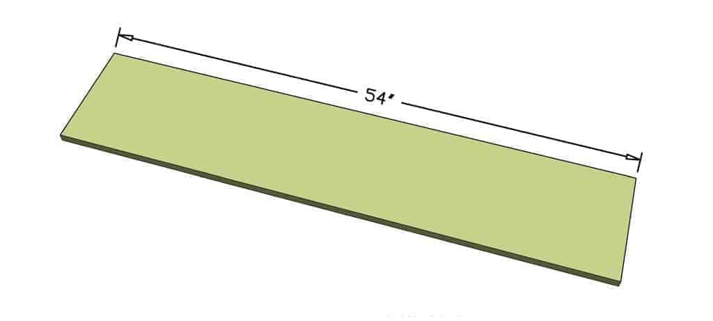 board for DIY Cornhole Scoreboard