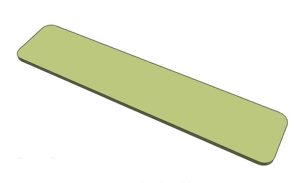 board for DIY Cornhole Scoreboard