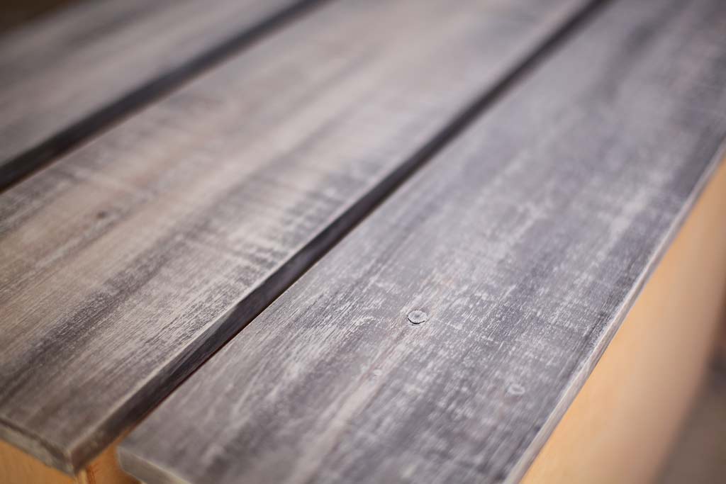 staining the drawer cover boards