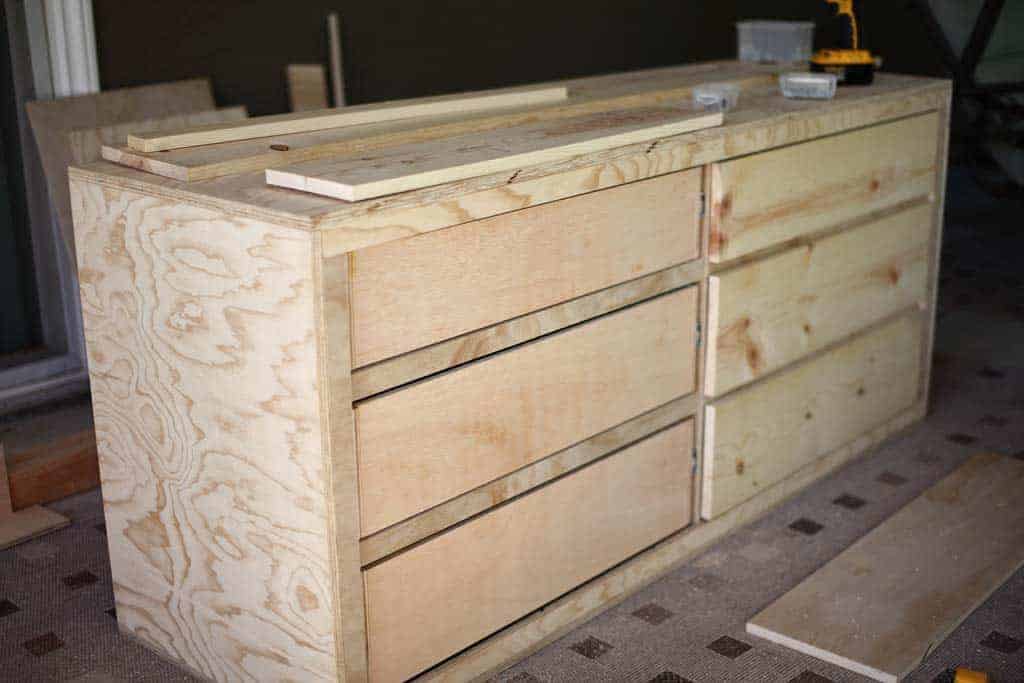 installing drawer boxes