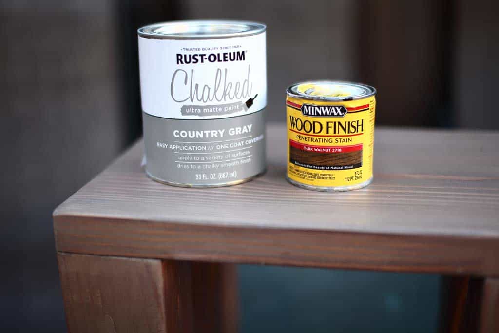 stain and pain on the step stool