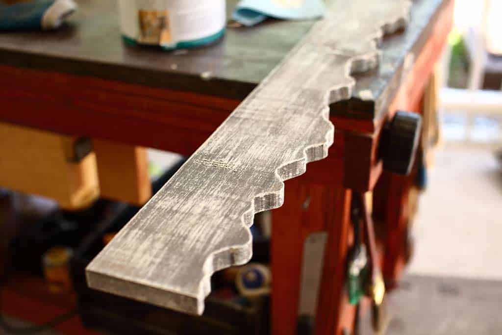 paining live edge piece