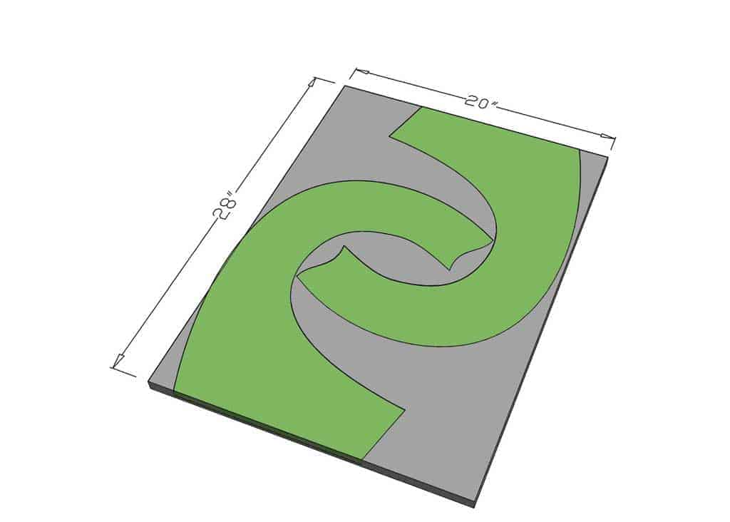 template for DIY Fruit Storage Container