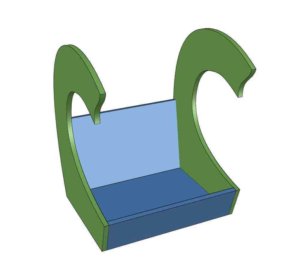 attaching the bottom fruit container