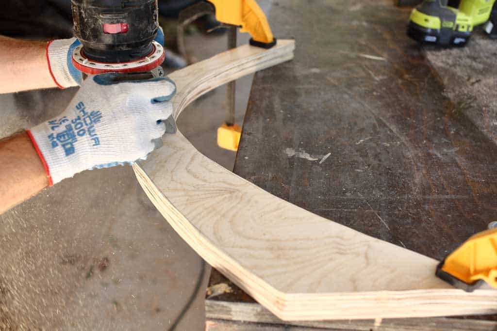 using wood router to cut legs