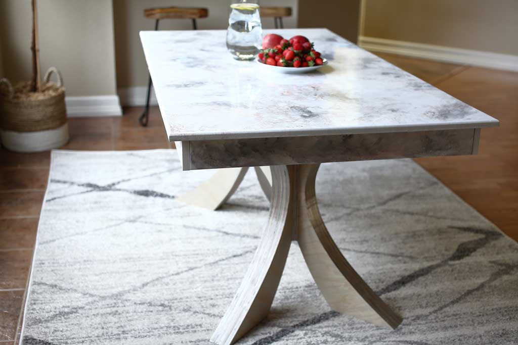 DIY Kitchen Table with Epoxy 