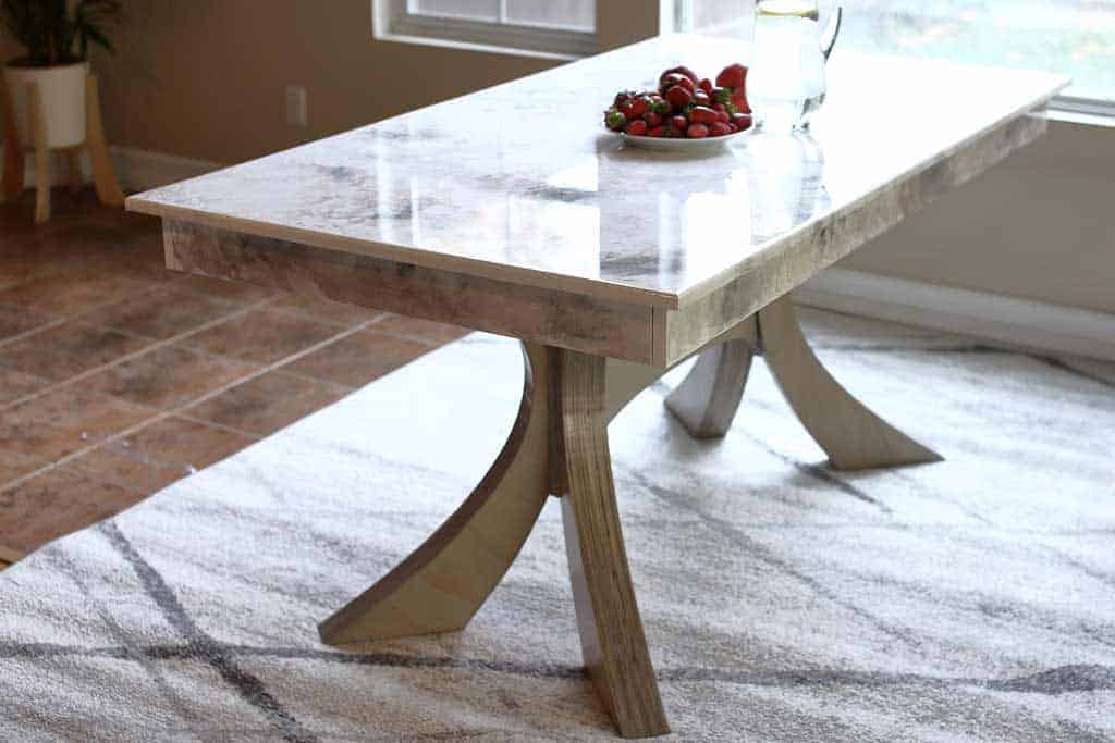 DIY Kitchen Table with Epoxy 