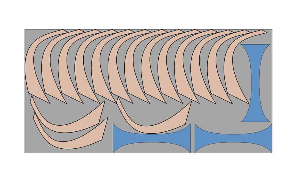 DIY Kitchen Table with Epoxy  cut list