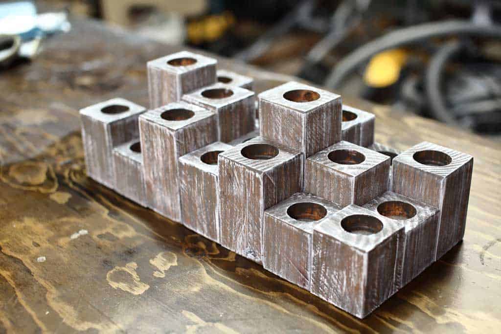 DIY Wood Candle Holder