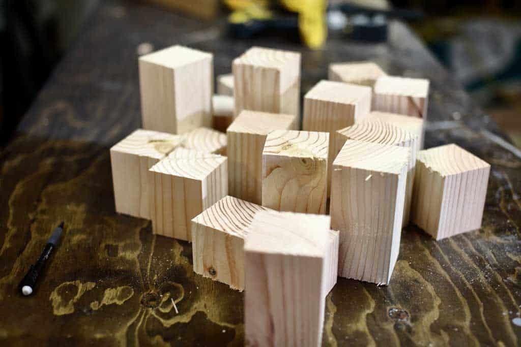 blocks for wood candles