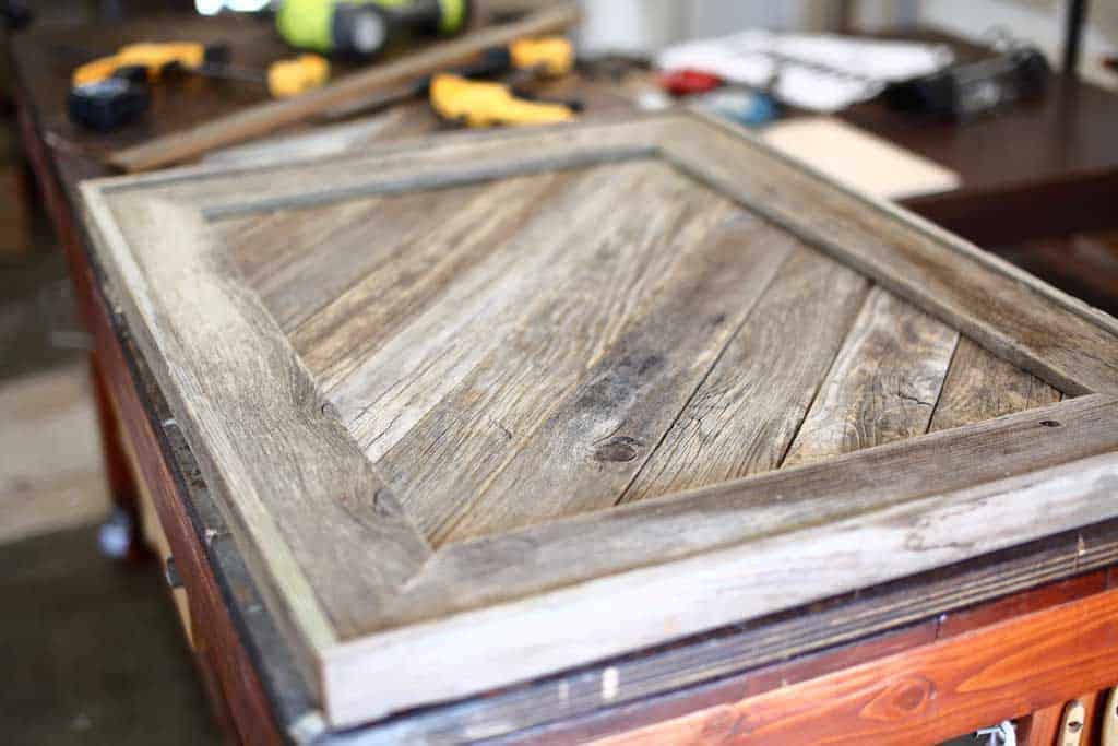 DIY Reclaimed Wood Frame Sign