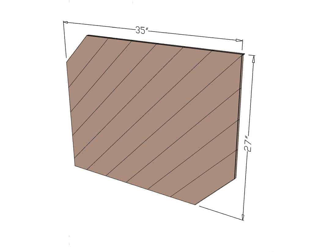 backboards for the DIY Reclaimed Wood Frame Sign