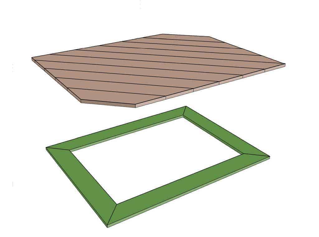 attaching backboards for the DIY Reclaimed Wood Frame Sign