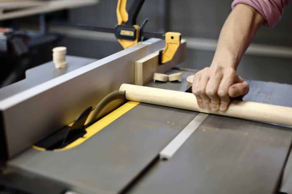 cutting pucks for DIY Pucket Game