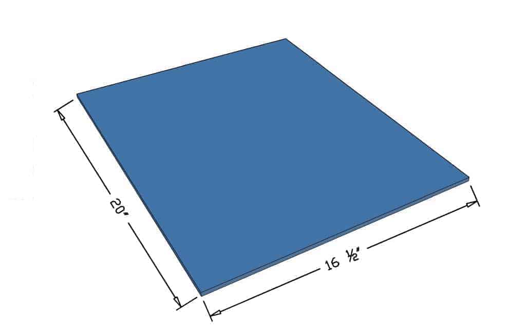 bottom piece of the DIY Pucket Game