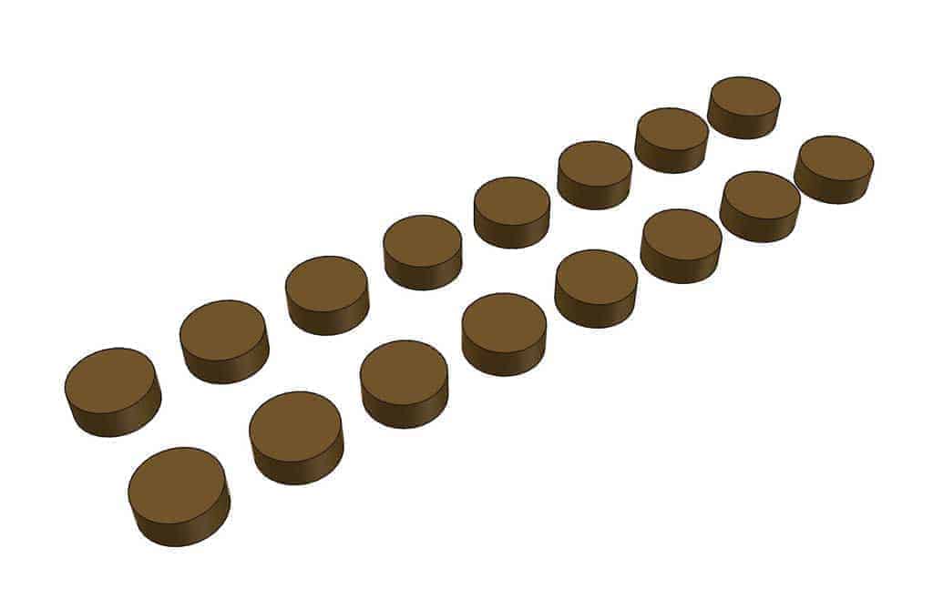 pucks for DIY Pucket Game