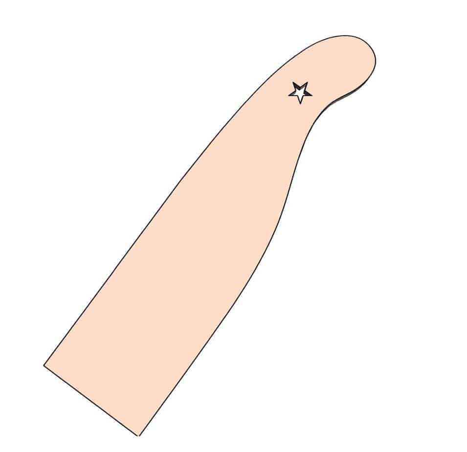 sideboard for DIY Curved Shelf