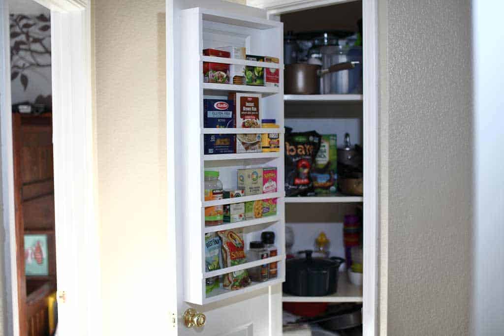 DIY Back of Door Shelf