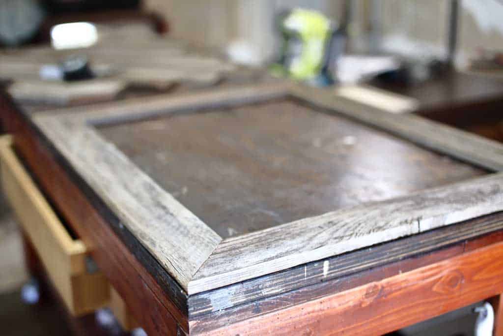 DIY Reclaimed Wood Frame Sign