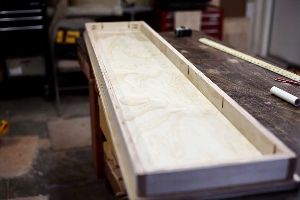 bench seating assembled