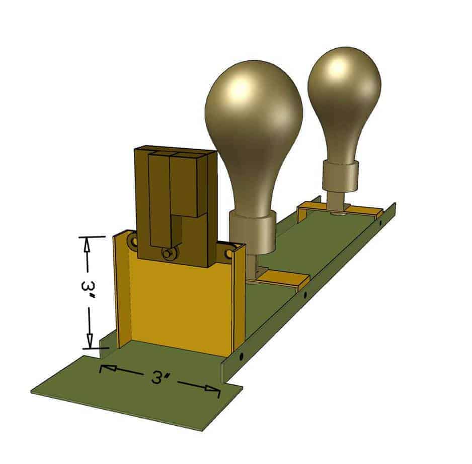 installing a water heater thermostat inside the DIY Glass Incubator