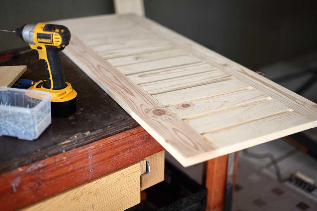 backrest panel for the DIY Outdoor swing Bench