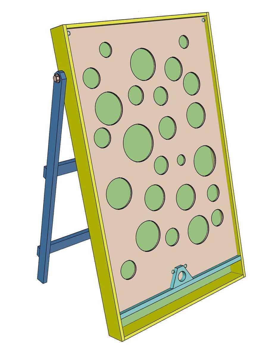 DIY Wall Ball Maze Game