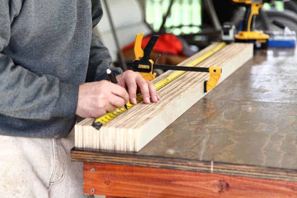 marking hole locations for shutters