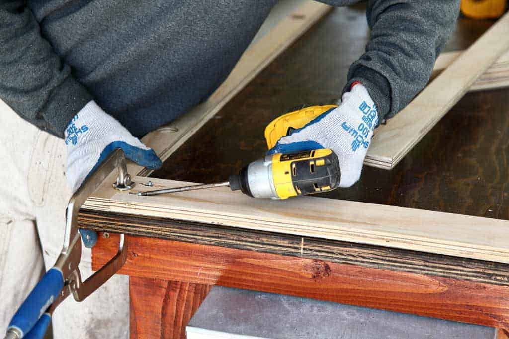 attaching frame together for plantation shutters