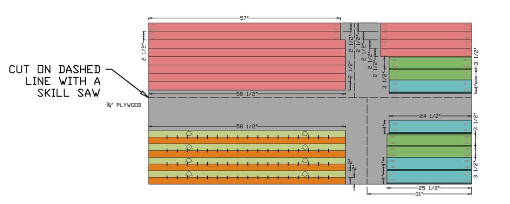 DIY Plantation Shutters cut list