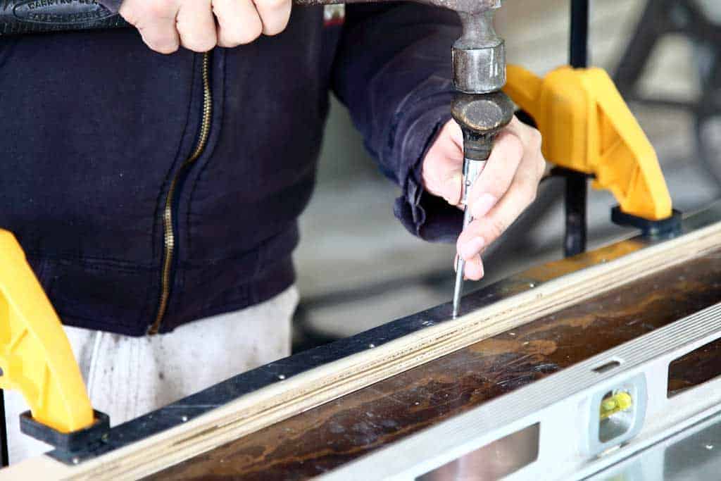 marking slat location on the control arm